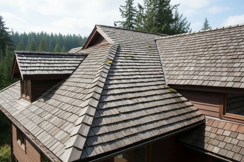 Cedar Roof Replacement detail